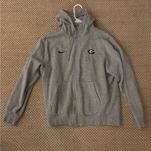 Nike Gray Georgia Zip up Hoodie Men’s size M